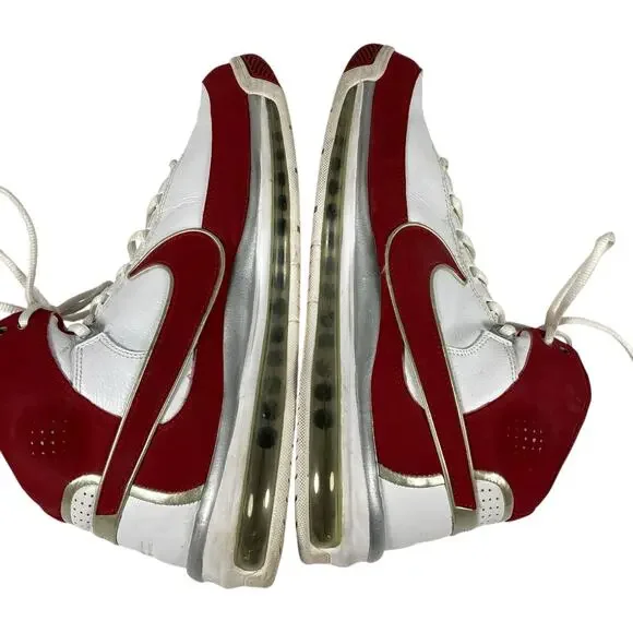 Nike Air Max Elite Force 316903-161 Red White Men\'s Size 14.5 NEW Nike Air Max Sensation White Red Chris Webber RARE  main image 4